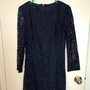 Lace Blue Dress